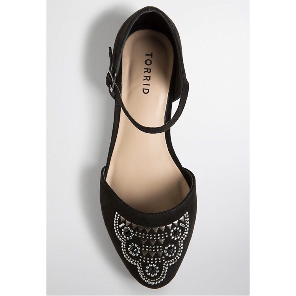 🌻NOT FOR SALE🌻 ISO Studded D’orsay Torrid Flats